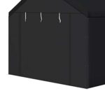 Caravan Canopy Sidewalls Only for Carport, Car Garage Tent & Shed, Domain, 10 x 20 Ft, Black - Image 6