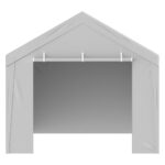 VEVOR Carport Replacement Canopy Cover Top + Side Wall 10 x 20 ft, Garage Tent Shelter Tarp Heavy-Duty Waterproof & UV Protected, Easy Installation with Ball Bungees,Grey (Frame Not Included) - Image 11
