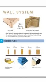 Wooden Garage with Carport Kit, Large Storage Building with Windows, DIY Assembly - Image 3