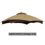 ABCCANOPY Gazebo Replacement Canopy Top for Lowe's Allen Roth #GF-12S004B-1, Beige - Image 6