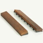 Bare Decor EZ-Floor End Trim Piece Interlocking Flooring in Solid Teak Wood (Set of 2) - Image 2