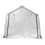 GDY 17 x 10ft Heavy Duty Carport Canopy with Sidewalls Waterproof Garage Car Shelter Enclosed Storage Shed, White - Image 6