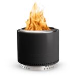 Solo Stove Bonfire 2.0 with Stand, 19.5 Inch Smokeless Fire Pit with Removable Ash Pan - Portable Outdoor Fire Pit - Stainless Steel Wood Burning Fireplace, Ideal for 4-6 People, 21.75 lbs, Ash