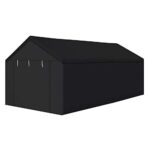 Caravan Canopy Sidewalls Only for Carport, Car Garage Tent & Shed, Domain, 10 x 20 Ft, Black - Image 7