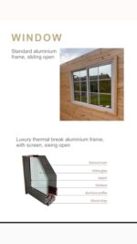 Wooden Garage with Carport Kit, Large Storage Building with Windows, DIY Assembly - Image 5