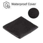 Fire Pit - 32-Inch Outdoor Wood Burning Firepit with Screen, Poker, and Cover - Outdoor Fire Pits for Backyard, Deck, or Patio by Pure Garden (Black) - Image 7