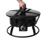 Flame King Smokeless Portable Propane Fire Pit Bowl, 19 inches, 58K BTU with Propane Grip Scale, Self Igniter, Cover, & Carry Straps for RV, Camping, & Outdoor Living - Image 7