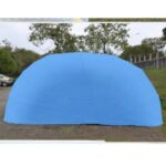 OTQEFTN 5.9m Semi-Automatic Fully Automatic Mobile Carport, Garage Folding Material, Semi-Automatic Carport Car Parking Shed, Suitable for Outdoor Use - Image 4