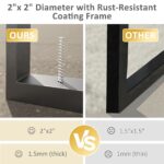 VEIKOU 20'x20' Carport, Heavy Duty Metal Carport with Alloy Steel Roof, Car Port Shelter with Innovative Assembly Structure Metal Car Port Kits for Car, Boat, Truck - Image 7