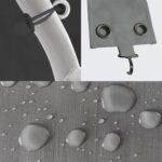 Carport Replacement Canopy, Replacement Top Cover for 10' x 20' Carport Frame, 180G PE Fabric Waterproof & UV Protected Tarp with Ball Bungees, Grey (Only Top Cover, Frame is not Included) - Image 7