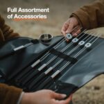 Solo Stove Mesa XL, 7 Inch Tabletop Fire Pit with Stand - Smokeless, Stainless Steel Fire Pit for Camping, Outdoor & Patio- Wood Burning or Pellet Fueled Portable Bonfire, 2.3lbs, Ash - Image 6