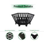 LTSEAME 22.5 inch Portable Fire Pit Outdoor Plug Fire Pit with Storage Bag Suitable for Camping, Picnic, Backyard, Garden Bonfires and Outdoor Wood Burning - Image 3