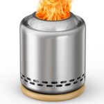 OGERY Stove Tabletop Fire Pit with Stand 7.9 x 6.1 in, Smokeless Firepit Camping Outdoor Table Top Firepit for Urban & Suburbs with Portable Travel Bag, Fueled by Pellets or Wood, Stainless Steel - Image 8