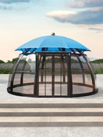 XINTAOSM Space Capsule, Summerhouses, Garden Buildings, Outdoor Sun Room Courtyard Leisure Circular Hotel Villa Terrace Gazebo Mobile Full Star Room (Color : Customization)