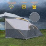 UNP Camping Cube | Pop Up Canopy Side Tent for 10' x 10' Canopies Tent Easy Set Up Gazebo Gray (Canopy/SHELTER NOT Included) - Image 3