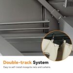 Modern Shade The Horizon Hardtop Gazebo 10' x 12' with 4 LED Lights, Permanent Outdoor Gazebo with Galvanized Steel Double Roof, Grill Pavilion with Decor Hooks, Mosquito Nettings, Black - Image 9