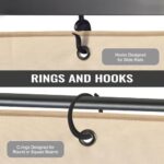 COWVIE Gazebo Replacement Netting Screen, 10' x 12' Universal Gazebo 4-Panel Mosquito Sidewalls with Double Zippers for Outdoor Patio (Only Netting) - Image 4