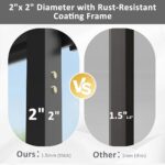 VEIKOU 20'x20' Carport, Heavy Duty Metal Carport with Alloy Steel Roof, Car Port Shelter with Innovative Assembly Structure Metal Car Port Kits for Car, Boat, Truck - Image 8