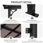 Aoxun 10' x 12' Gazebo for Patio, Gazebo Pergola with Sloped Roof, Large Wall-Mounted Heavy Duty Awnings, for Backyard, Deck, Patio - Image 7