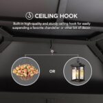 Sunjoy Hardtop Gazebo 11’ x 13’ Outdoor Cedar Framed Wood Gazebo with Black Double Steel Hardtop Roof Permanent Canopy for Garden, Backyard Shade… - Image 6