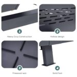 ZIENLIFE 42 Inch Fire Pit for Outside, Outdoor Wood Burning Firepit with Poker, Heavy Duty Fire Pit for Camping, Backyard, Patio - Image 6