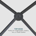 YMGSCC 11' x 11' Outdoor Barbecue Gazebo Awning with bar Metal Acrylic Combination roof, Solid Wood Frame Gazebo - Image 6