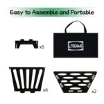 LTSEAME 22.5 inch Portable Fire Pit Outdoor Plug Fire Pit with Storage Bag Suitable for Camping, Picnic, Backyard, Garden Bonfires and Outdoor Wood Burning - Image 4