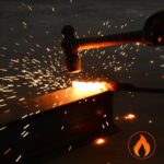 Fire Poker for Fire Pit, 40”Twisted Rope Design Fireplace Poker, Heavy Duty Handmade Fire Pit Poker for Campfire Wood Stove Firewood Log Coals, Outdoor and Indoor Fireplace Fire Pit Tools - Image 4