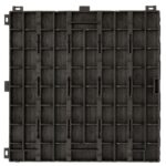 EcoTrend 24-Pack 12”x12” Interlocking Deck Floor Tiles, Slate Black – Rubber & Plastic Outdoor Flooring for Patio, Porch, Balcony, Pool Area, Garden, Garage or Backyard – Modular Decking Grid Panels - Image 8