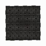 Panana 9Pcs Plastic Interlocking Deck Tiles, 12"x12" Waterproof Outdoor Composite Flooring Floor Decking Tiles for Porch Poolside Balcony Backyard, Dark Gray - Image 4