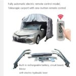 OTQEFTN 5.7m Mobile Carport, Sliding Door Opening, Semi-Automatic and Fully Automatic, Outdoor Tent Garage, Suitable for Outdoor Use - Image 4