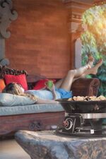 Outland Living Portable Propane Fire Pit, 21-inch, 58,000 BTU with Fire Pit Cover & Carry Kit, Smokeless Gas Firebowl | Perfect for Camping, Patio, Backyard, Tailgating, Deck, RV| Black 863 Cypress - Image 8