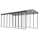 Arrow 14x38x14 DIY RV Carport Kit - Charcoal (CPHC143814)