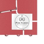 Pure Garden 6-Pack Polypropylene Interlocking Patio Deck Tiles - Weather-Resistant Outdoor Flooring for Balcony, Porch, and Garage (Bridk Red) - Image 7