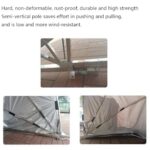 OTQEFTN 5.7m Mobile Carport, Sliding Door Opening, Semi-Automatic and Fully Automatic, Outdoor Tent Garage, Suitable for Outdoor Use - Image 6