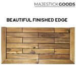 Edges for Interlocking Deck Tiles | Snap Together Edge for Wooden Flooring | Floor Decking Tile Edge - 12 x 12 Acacia Hardwood Outdoor Flooring Patio, Wooden Floor Balcony (Edge Corner 8 Pack) - Image 5