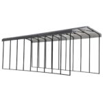 Arrow 14x42x14 DIY RV Carport Kit - Charcoal (CPHC144214) - Image 2