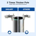 Carport Canopy 10'x20' Heavy Duty Carport, Waterproof & UV Protected Garage Top Tarp Shelter Cover with Reinforced Steel Cables, Outdoor Portable Garage for Car, Boat Tent, Green - Image 4