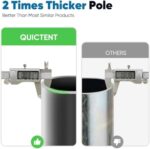 Quictent 10x15 ft Heavy Duty Car Canopy Galvanized Frame Carport Outdoor Party Tent Boat Shelter with 3 Reinforced Steel Cables - White - Image 4