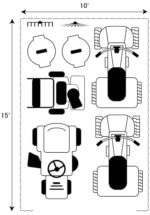 ShelterLogic 10' x 15' x 8' Peak Style Roof Instant Garage Carport Car Canopy with Steel Frame and Waterproof UV-Treated Cover, Sandstone - Image 9
