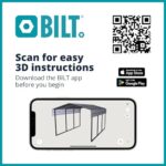 Arrow CPHC102007 Heavy Duty Galvanized Steel Metal Multi-Use Shelter, Shade, Carport, 10' x 20' x 7' - Image 17