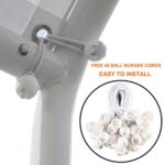 Thanaddo 10 x 20 Ft Carport Replacement Canopy Cover Garage Top Tent Shelter Tarp with Free 44 Ball Bungee Cords,White(Only Cover, Frame Not Include) (10x20 White) - Image 6