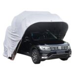 LNGCLTEZ Car Canopy Portable Garage, Retractable Carport Canopy, Portable Car Port, Heavy Duty Extra Large Car Garage Shelter for Car, Truck, Boat