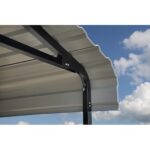 Arrow 14x33x14 DIY RV Carport Kit - Charcoal (CPHC143314) - Image 5