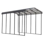 Arrow 14x24x14 DIY RV Carport Kit - Charcoal (CPHC142414) - Image 2