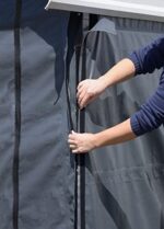 Arrow Sheds Amazon Exclusive 12' x 20' x 7' 29-Gauge Carport with Galvanized Steel Roof Panels and Enclosure Kit, Eggshell - Image 12