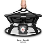 Outland Living Portable Propane Fire Pit, 21-inch, 58,000 BTU with Fire Pit Cover & Carry Kit, Smokeless Gas Firebowl | Perfect for Camping, Patio, Backyard, Tailgating, Deck, RV| Black 863 Cypress - Image 7