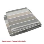 Garden Winds Replacement Canopy for The Somerset Gazebo - Standard 350 - Stripe Stone - Image 3