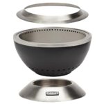 Cuisinart 24” Cleanburn Smokeless Fire Pit with Removable Base for Ash, Portable Wood Burning Outdoor Fireplace, Stainless Steel Smoke Free Outdoor Heater, Enhanced Airflow and Easy Cleanup - Image 9
