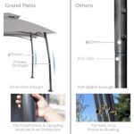 Grand Patio 13'x20' Gazebo for Patio Double Vent Canopy Anti-UV Shelter with Privacy Curtains and Netting for Deck Backyard Garden Lawns - Image 7